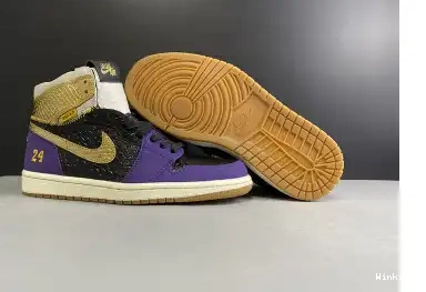  GOLD OG UNION PURPLE 1 “MAMBA” JORDAN HIGH X BLACK AIR 555088-171 0527